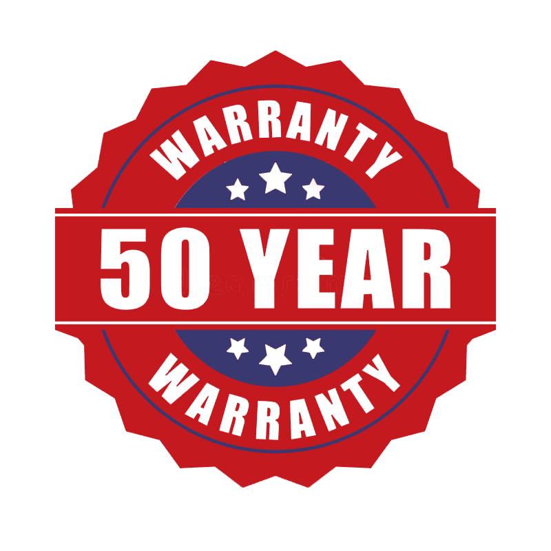 50 Year warranty